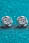 Enchanted Echo Moissanite Stud Earrings