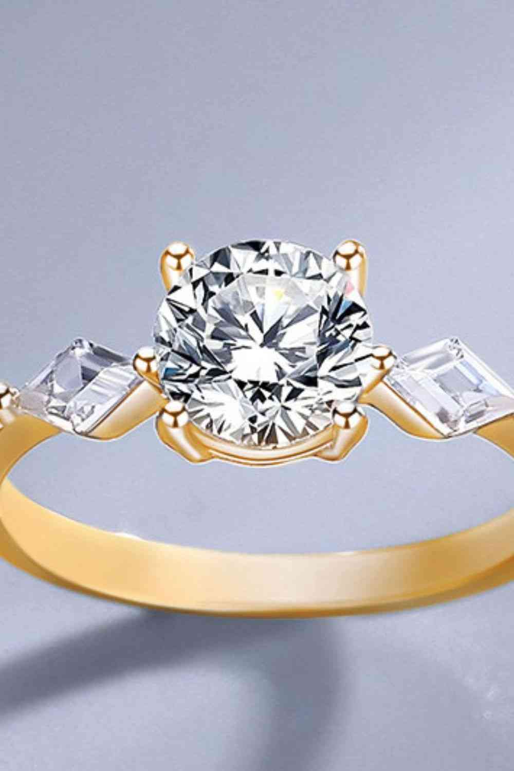 Heavenly Radiance Moissanite Ring