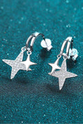 Heavenly Horizon Moissanite Star Drop Earrings