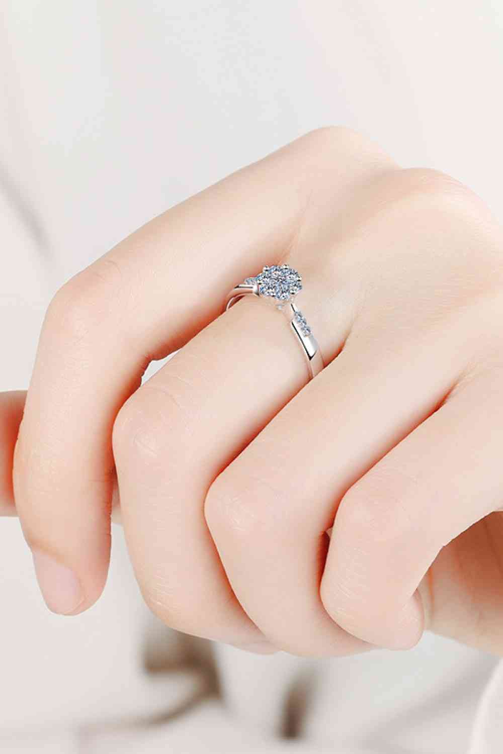 Luminescent Love Moissanite Ring