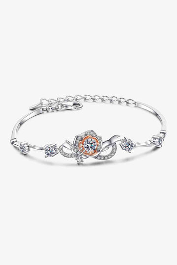 Celestial Splendor Moissanite Dainty Bracelet