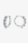 Twilight Treasures 2.4 Carat Moissanite Huggie Earrings