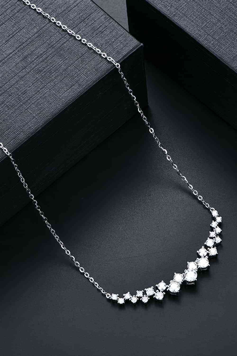 Enchanted Eden 1.64 Carat Moissanite Platinum Necklace