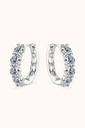 Twilight Treasures 2.4 Carat Moissanite Huggie Earrings