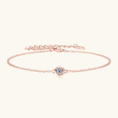 Celestial Sparkle Inlaid Moissanite Bracelet