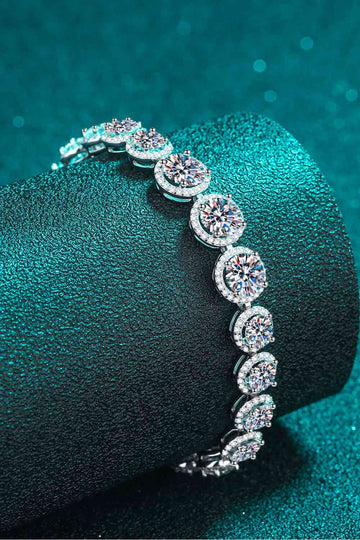 Dazzling Dreams 10.4 Carat Moissanite Bracelet