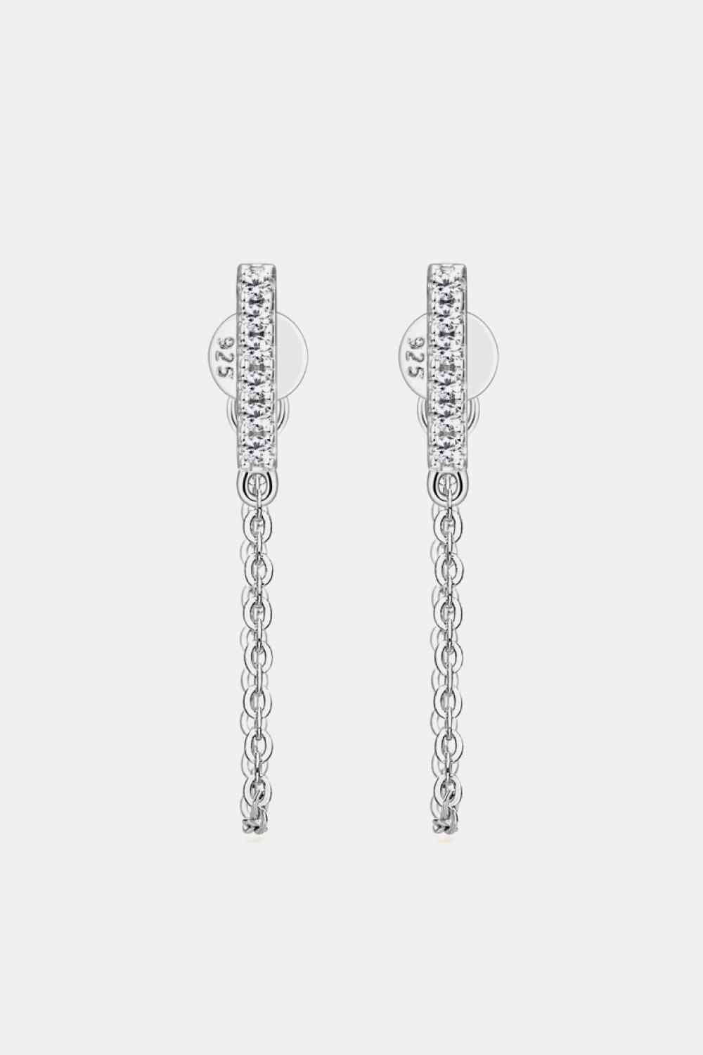 Dazzling Dreams Moissanite Connected Earrings