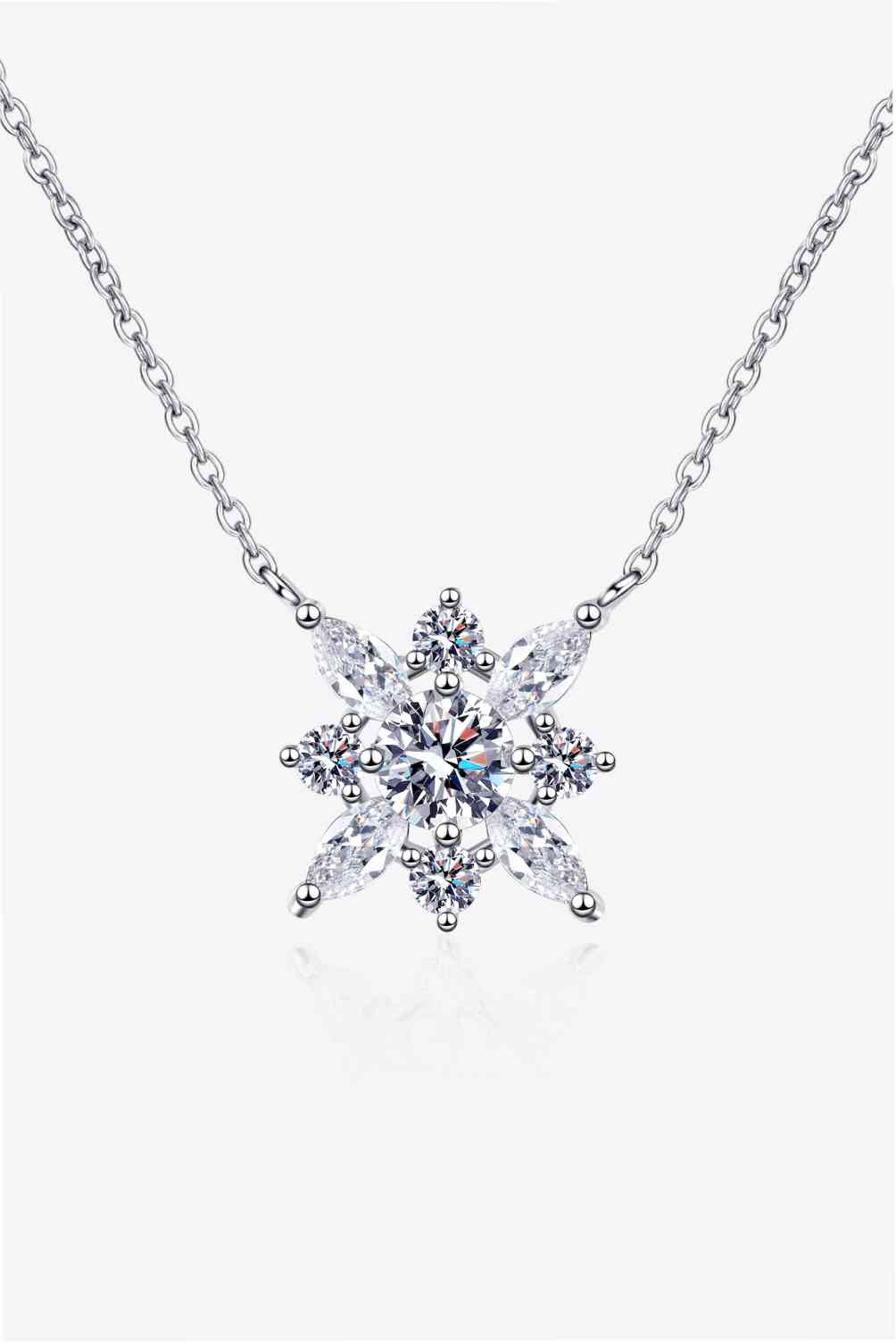 Celestial Sparkle Moissanite Necklace 