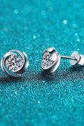 Enchanted Echo Moissanite Stud Earrings