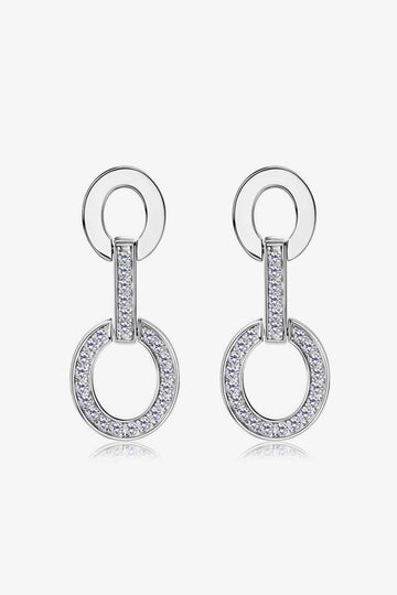 Celestial Serenity Moissanite Earrings