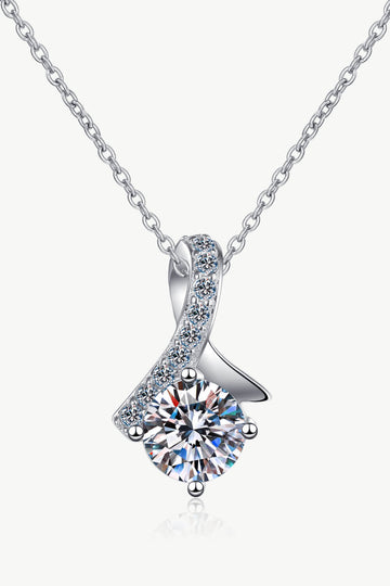 Celestial Cascade Moissanite Pendant Necklace