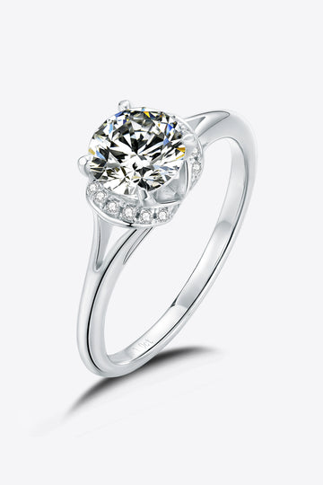 Serenity Solitaire 1 Carat Moissanite Ring