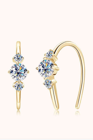 Serene Sparkle Moissanite Earrings