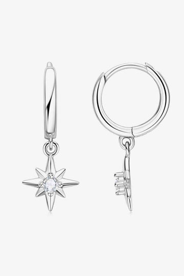 Twilight Treasures Moissanite Star Drop Earrings