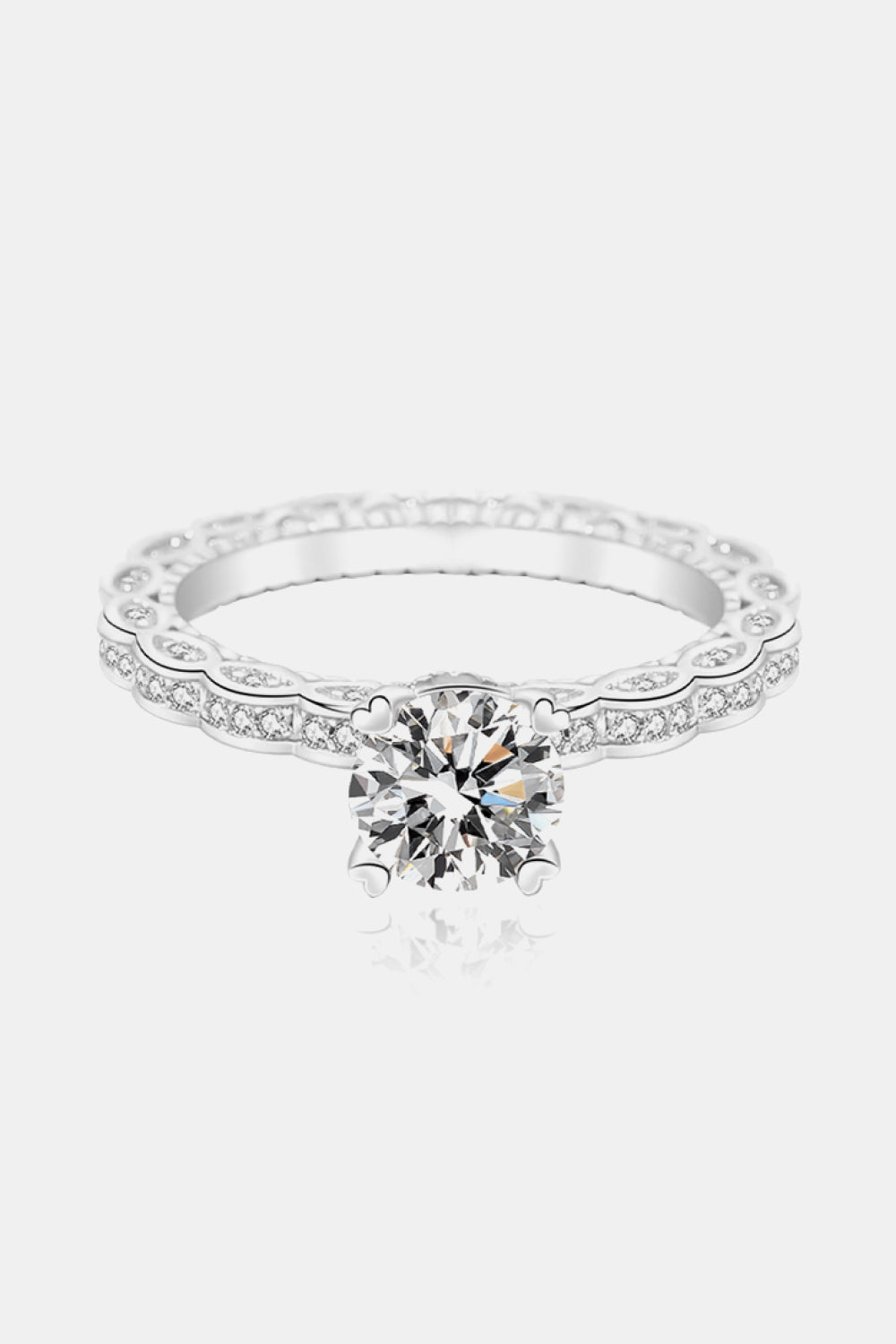 Starry Serenade 1 Carat Moissanite Ring