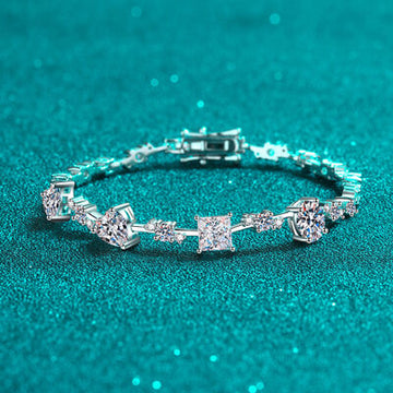 Radiant Radiance 6.2 Carat Moissanite Bracelet