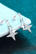 Heavenly Horizon Moissanite Star Drop Earrings