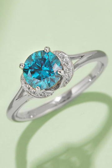 Luminous Lullaby 1 Carat Moissanite Platinum Ring