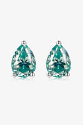 Twilight Serenity 2 Carat Moissanite Teardrop Earrings