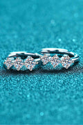 Radiant Rhapsody Moissanite Huggie Earrings