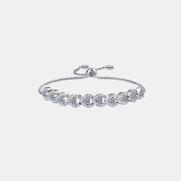 Whispering Waters1 Carat Moissanite Bracelet Sparkling Gemstone Jewelry