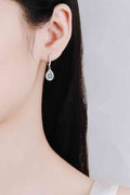 Ethereal Enchantment Moissanite Teardrop Earrings