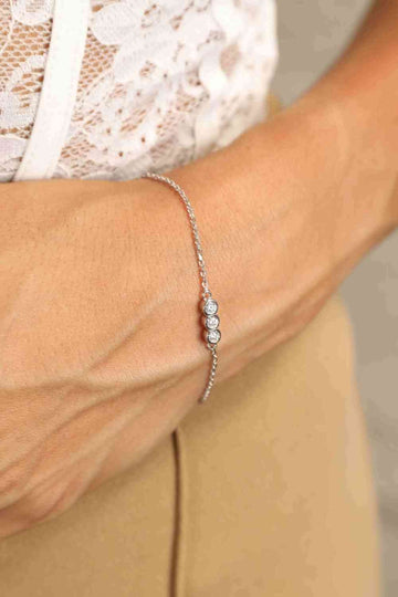 Ethereal Essence Adored Dainty Moissanite Bracelet