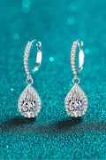 Ethereal Enchantment Moissanite Teardrop Earrings