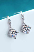 Dazzling Dreamscape 1 ct Moissanite Drop Earrings