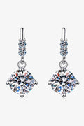 Dazzling Dreamscape 1 ct Moissanite Drop Earrings