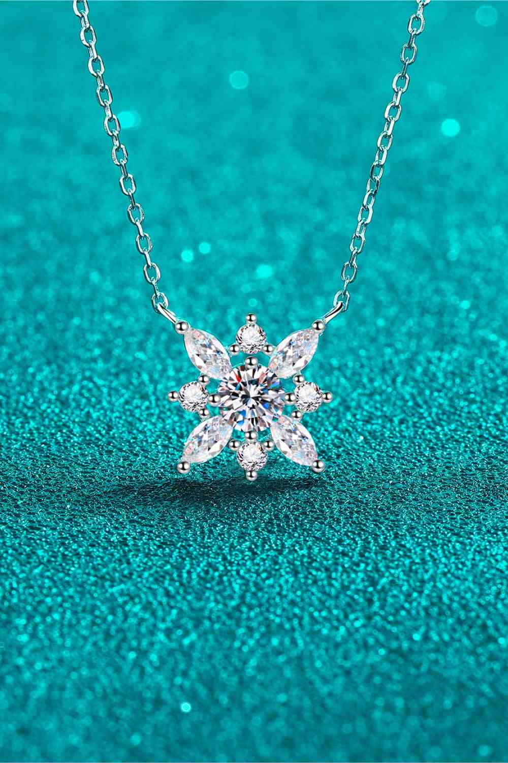 Celestial Sparkle Moissanite Necklace 