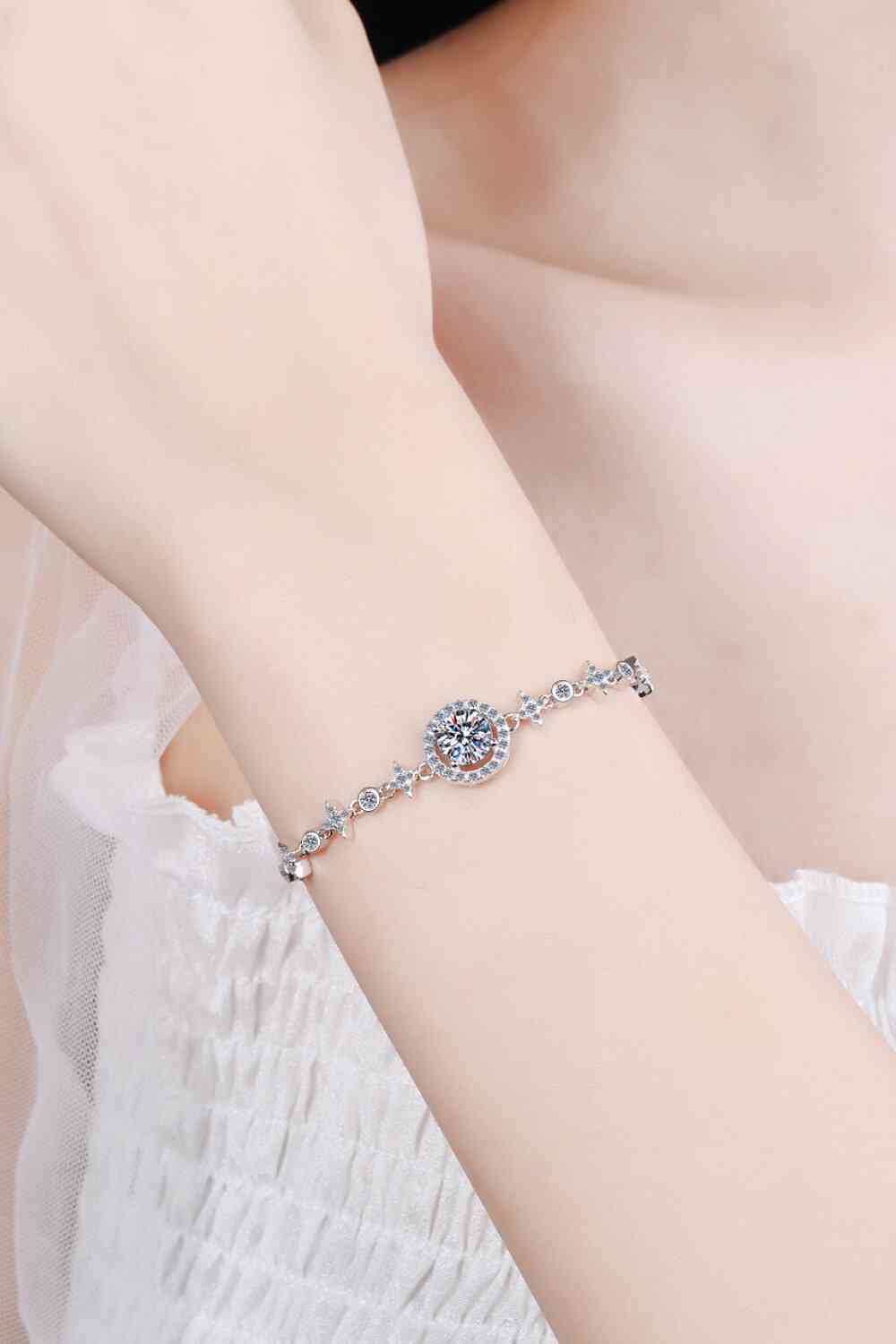 Radiant Reflections Adored Moissanite Bracelet