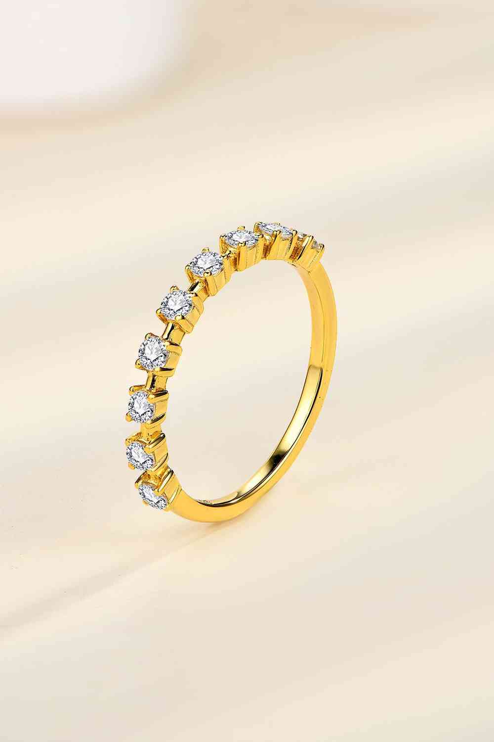 Whispering Whispers 14K Gold Moissanite Ring