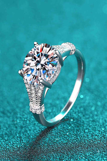 Sparkling Serenity 3 Carat Moissanite Ring