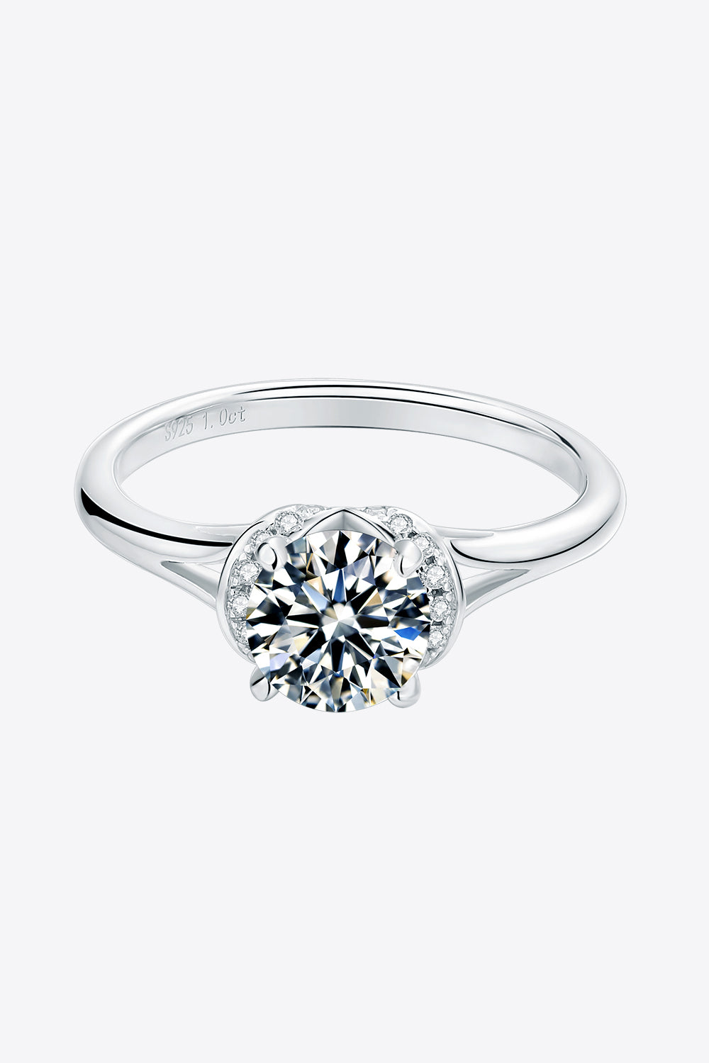 Serenity Solitaire 1 Carat Moissanite Ring