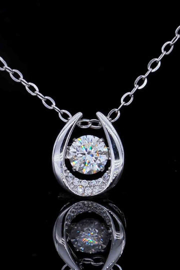 Enigmatic Allure Moissanite Pendant Necklace