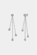 Whispering Willow 1.2 Carat Moissanite Layered Chain Earring