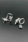 Celestial Whisper Moissanite Star Earrings