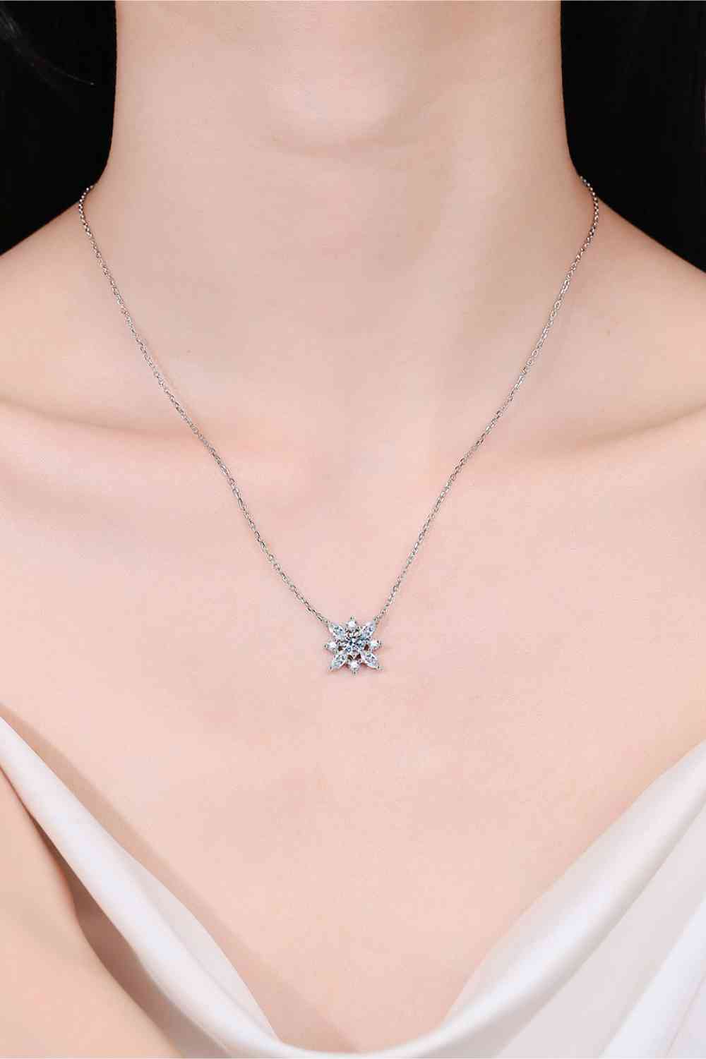 Celestial Sparkle Moissanite Necklace 