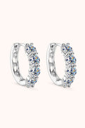 Twilight Treasures 2.4 Carat Moissanite Huggie Earrings